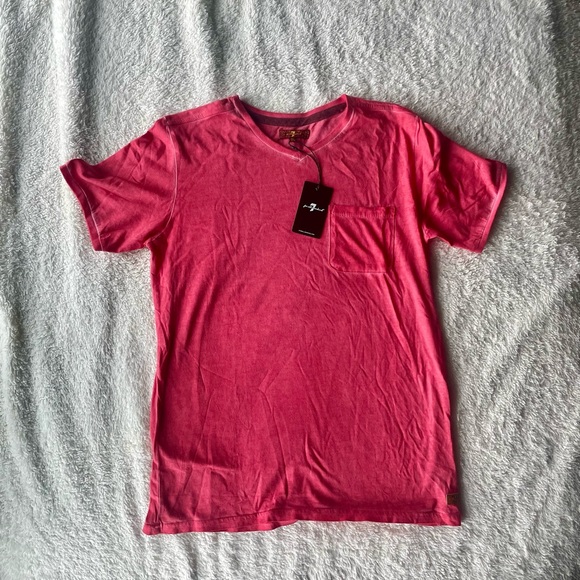 7 for all man kind v-neck t’s - Picture 2 of 3